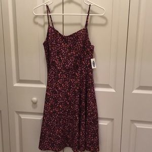 Old Navy Floral Print Fit & Flare Cami Dress